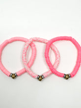 Clay Bracelets | Bubble Gum Pink