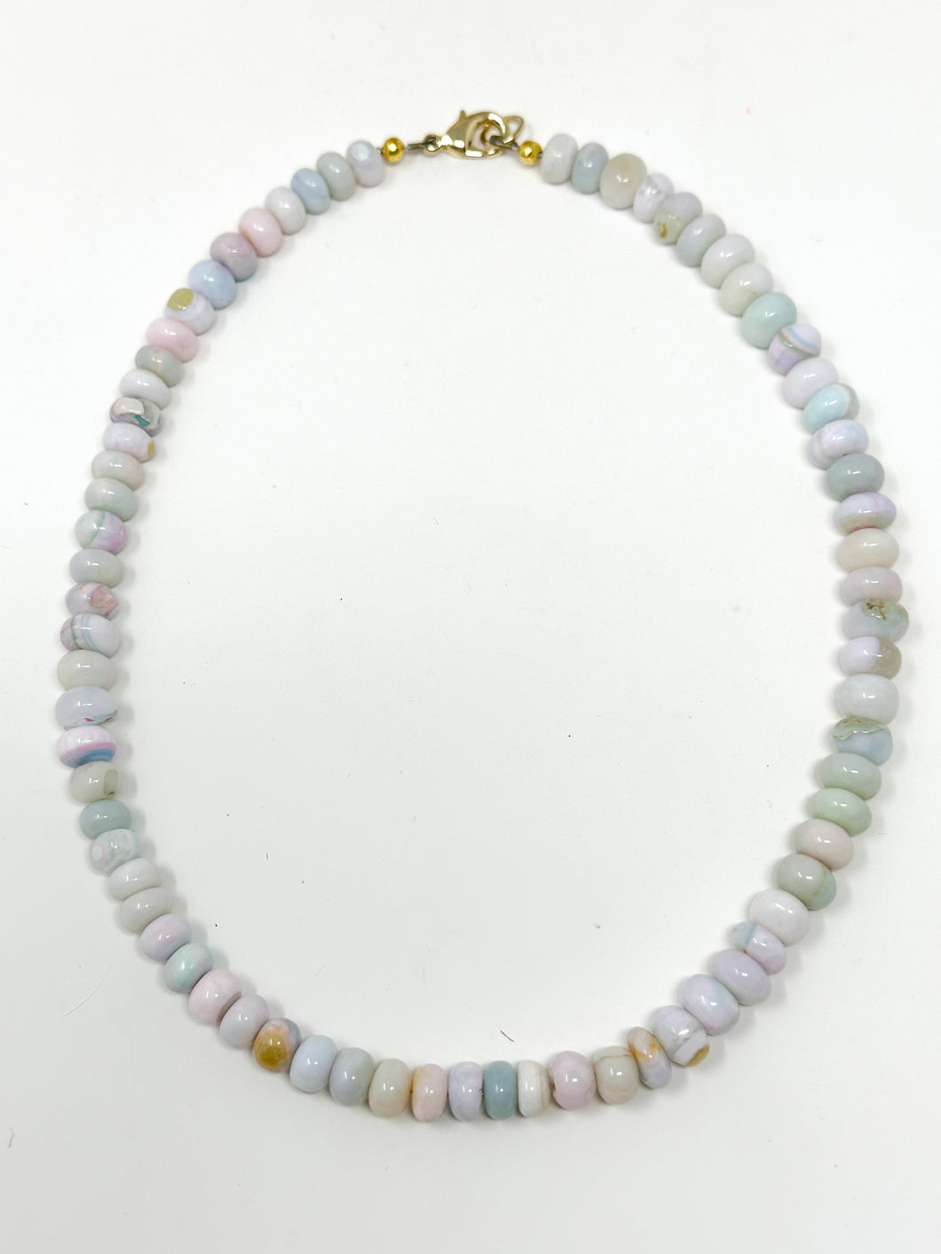 Pale Purple Opal Necklace