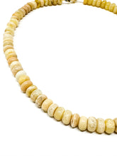 Pale Yellow Opal Necklace