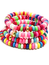 Clay bracelets | Multi Rainbow