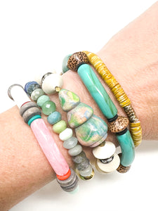 Rainbow Stretch Bracelet | Muted Mix