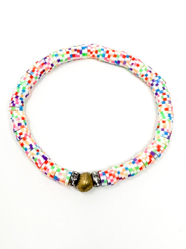 Clay Bracelets | Multi Pixel