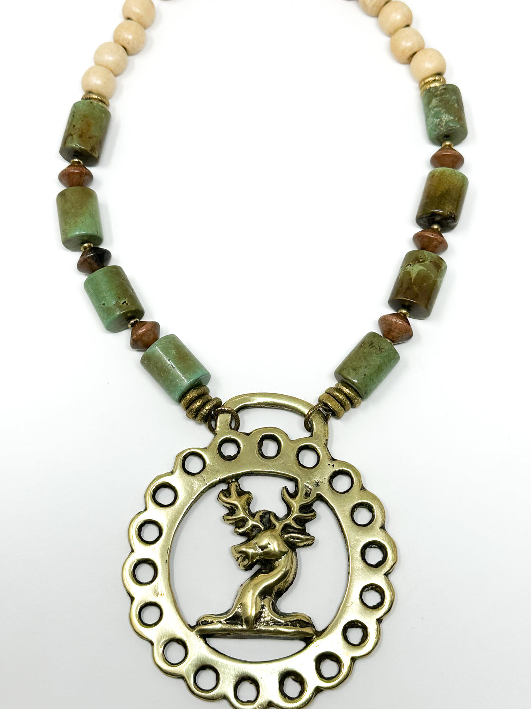 Horsebrass Necklace | Stag