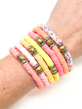 Clay Bracelets | Hot Pink