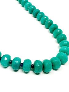 Teal Agate Necklace