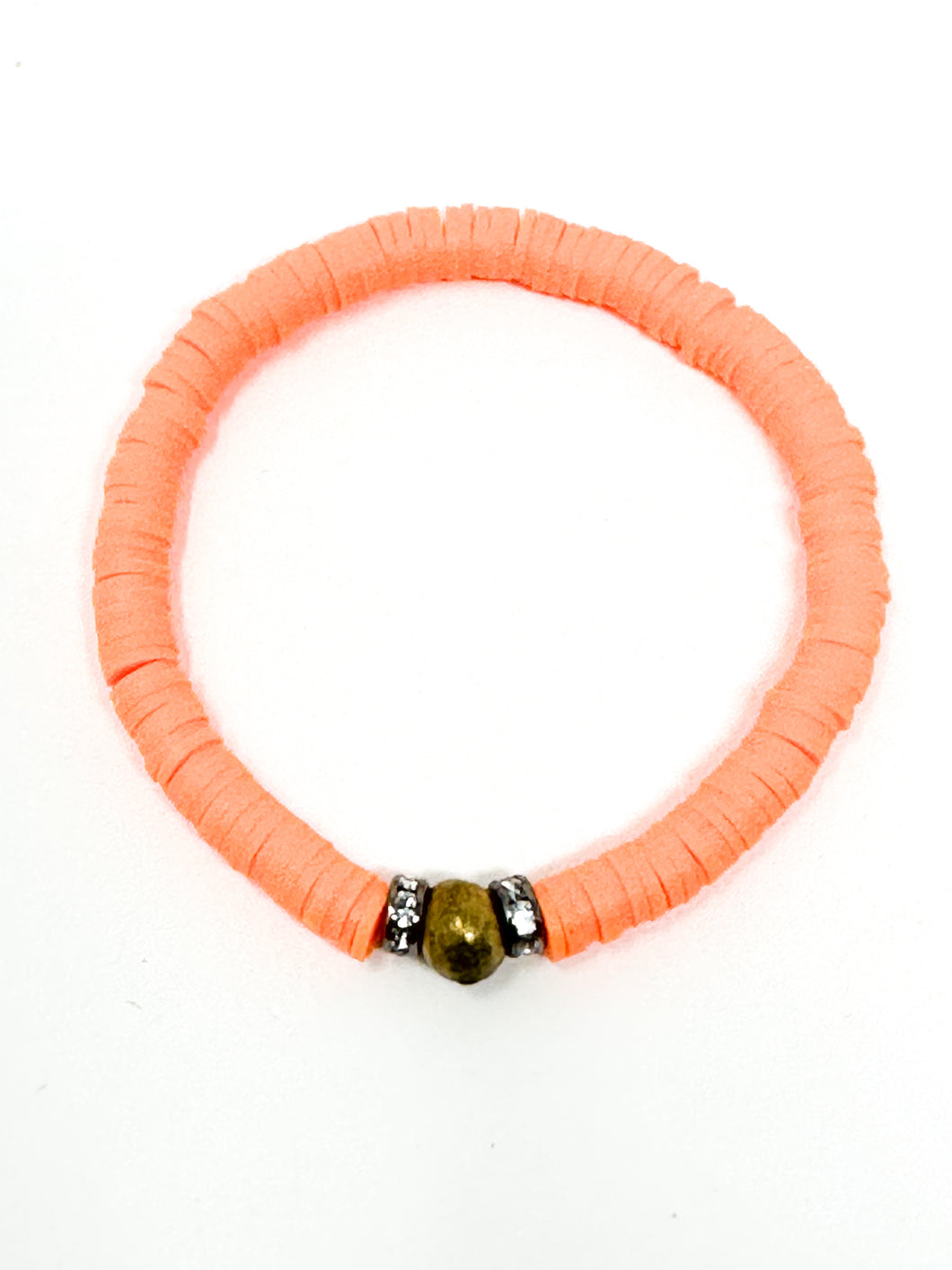 Clay Bracelets | Electric Orange