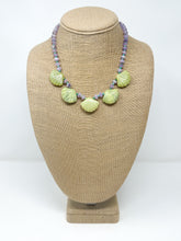 Amethyst + Turquoise Shell Necklace