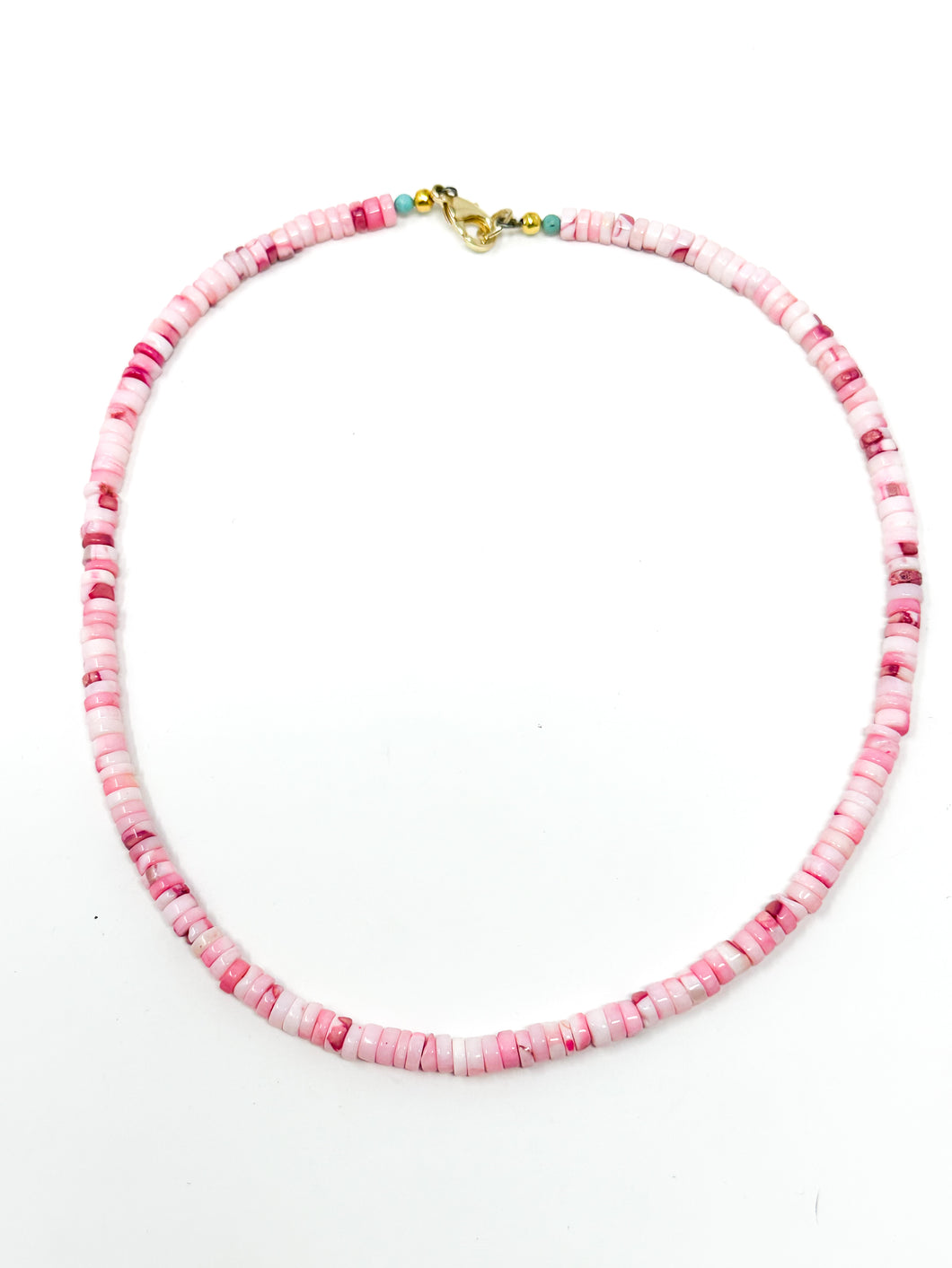 Pink Heishi Necklace