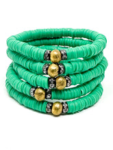 Clay Bracelets | Kelly Green