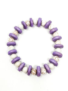 Izzy Stretch bracelet | Purple