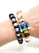 Izzy Stretch bracelet | Black + Specked Multi