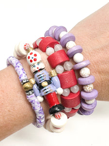 Izzy Stretch bracelet | Purple