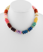 Multicolor Rondelle Necklace