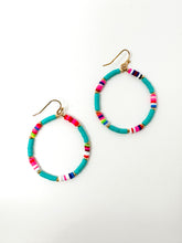 Perry Clay Earrings | Turquoise