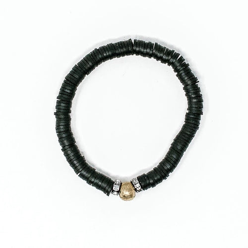 Clay Bracelets | Black