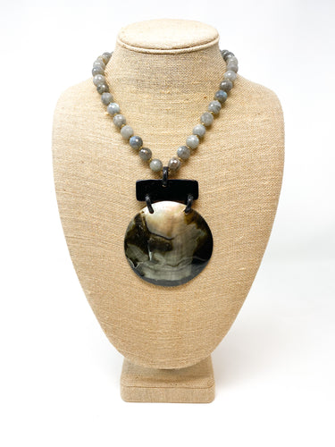 Mother of Pearl Beaded Necklace